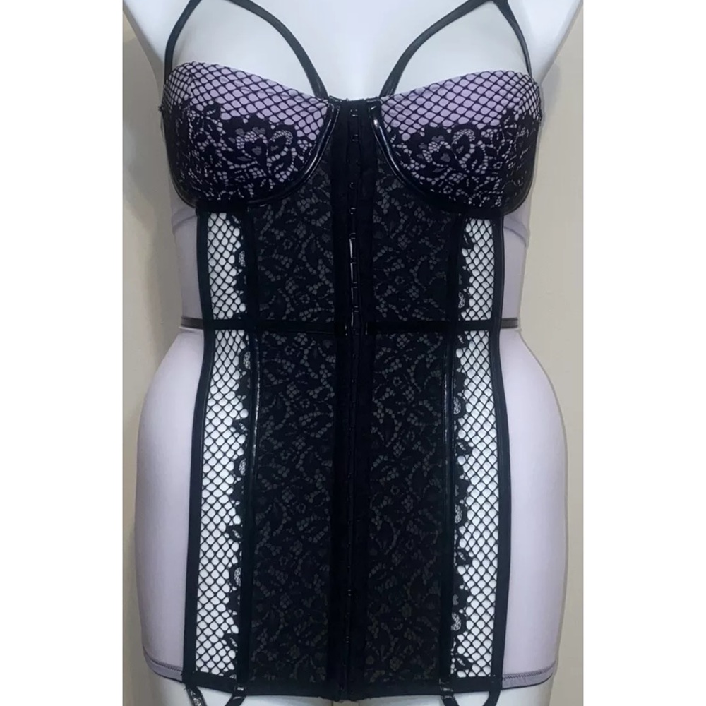 Victoria's Secret Bustier/Corset 36D, Violet, NWT - Picture 1 of 15